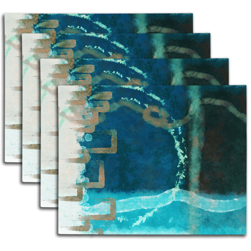 Napperon abstrait en polyester