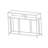 Modern Industrial Sideboard, Black, 43.3 x 30.7 x 11.8 inches | 100% Melamine Coated Chipboard, Thickness: 0.7 inches | Sturdy Metal Legs (0.6 x 0.6 inches) | Stylish Storage Solution for Home or Office