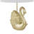 24" Resin Swan Table Lamp With Shade-610725251