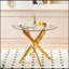 Ensemble de salle à manger de style Mid-Century avec plateau en verre et pieds en métal, table spacieuse pour 4 à 6 personnes, polyvalente pour les repas et les loisirs-316472865