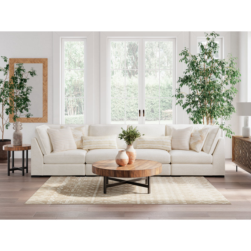 Canapé modulaire Donelson Creek, H 40 po x l 156 po x P 43 po