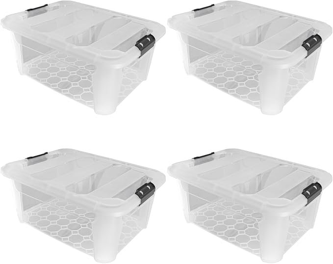 Rebrilliant Plastic Decorative Bin, 25cm H x 43cm W x 56.5cm D