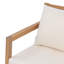 Chaise avec accoudoirs d'extérieur en bois d'acacia Norza-129452205