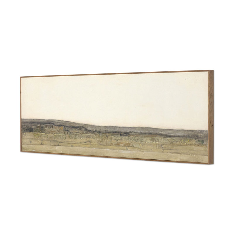 Bandera Framed Painting, H 24" x W 72"
