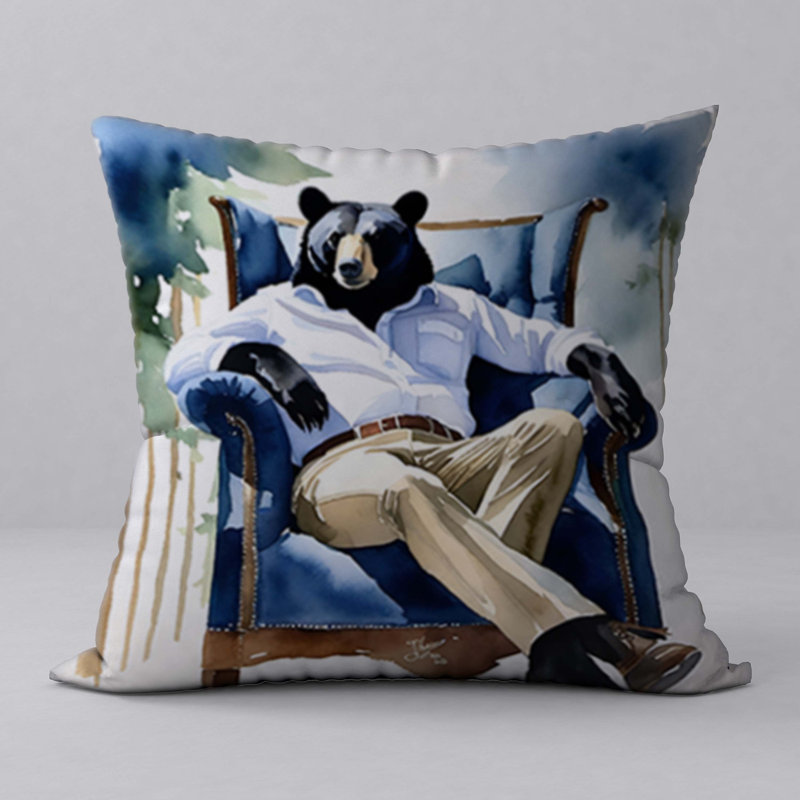 Polyester Throw Square Pillow Cover & Insert