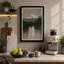 Mountain and Reflection Japandi - Wrapped Canvas-1739738970-1739738971