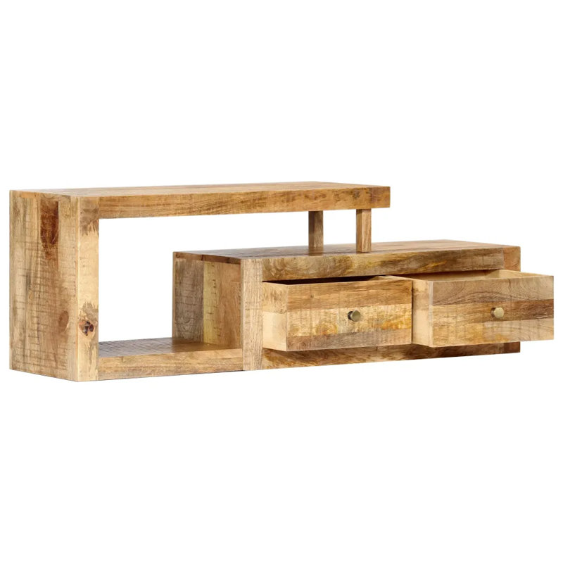 Kiernan Unfinished TV Stand for TVs up to 32", Natural