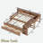 Wood Daybed With Storage Drawers, Side Shelves, Desk And Trundle-150862501-150862503