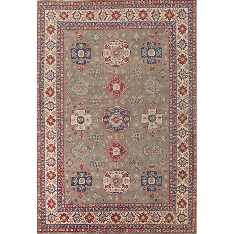 Tapis oriental géométrique Kazak 10