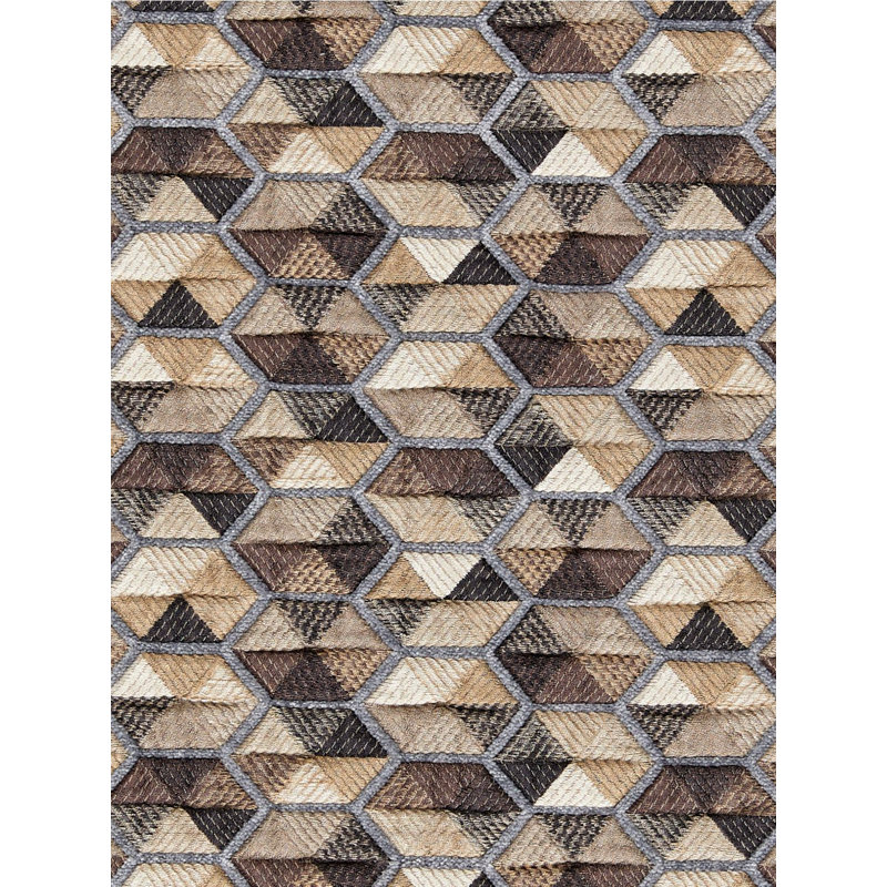 Tissu de carrousel de bibliothèque Hinson, Taupe