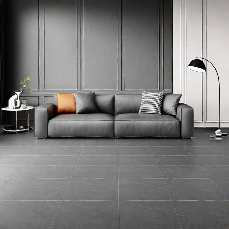 Simple modern business reception sofa, 28.3" H x 82.7" W x 37.4" D