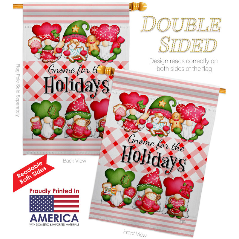 Drapeau de maison à 2 côtés en polyester 40 po x 28 po