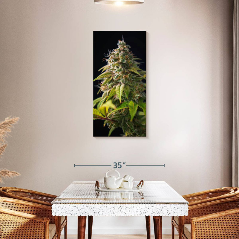 Cannabis Buds, 42" H x 21" W