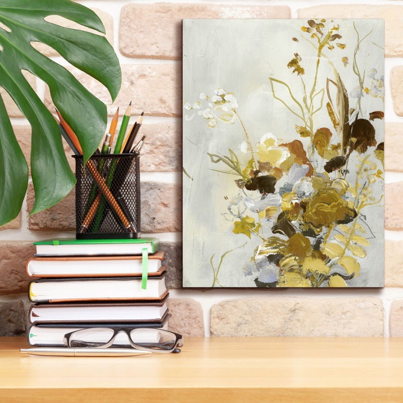  «Flock Of Flowers 2» par Design Fabrikken, art mural sur toile, H 16 po x l 12 po