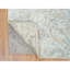 2'6"x14'2" Ivory Sickle Leaf Design Silk/Wool Hand Knotted Runner rug B30C9EE904AA4526B473E76D7139196E