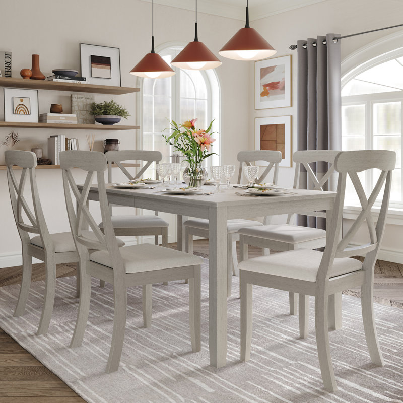 Ensemble repas 6 personnes Ocossio, Blanc