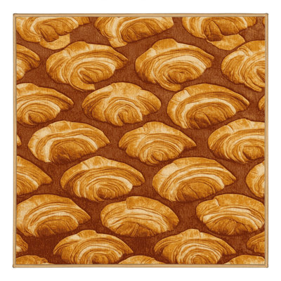  Tapis lavable Croissant Desserts