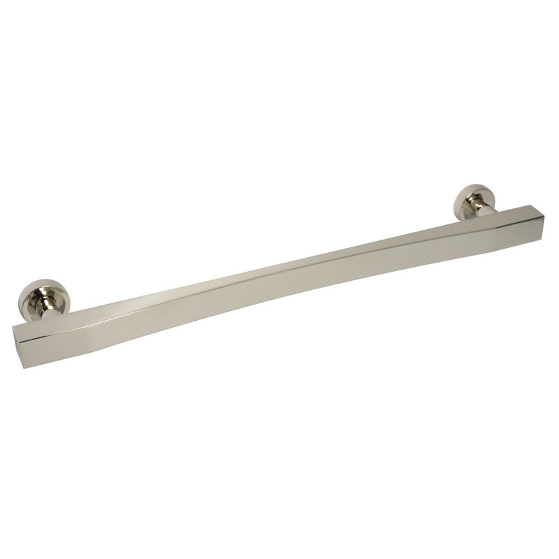 Poignée barre 13/16 po Arc 8, Nickel poli
