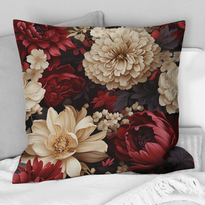 Floral Throw Pillow