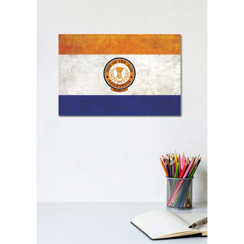 San Jose, California by ICanvas - Wrapped Canvas Gallery-Wrapped Canvas Giclée, 20.32 cm H x 30.48 cm W