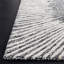 Tapis noir / ivoire en laine / coton touffeté à la main Janyla-1727957943