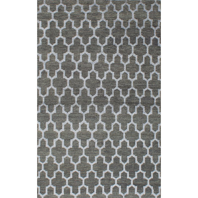 Tapis vert noué à la main Doward
