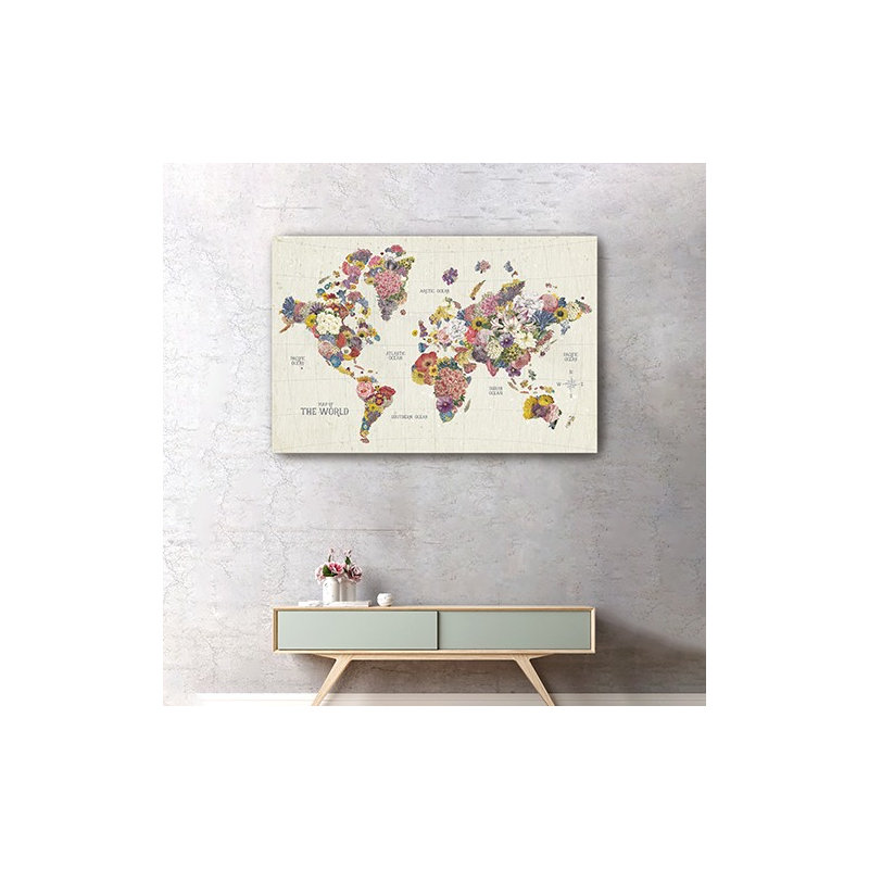 Art mural sur toile 48 "x 32", H 24 po x l 16 po x P 1,25 po