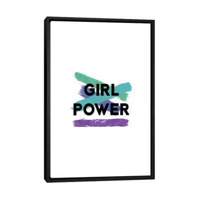 «Girl PoWer», art textuel sur toile