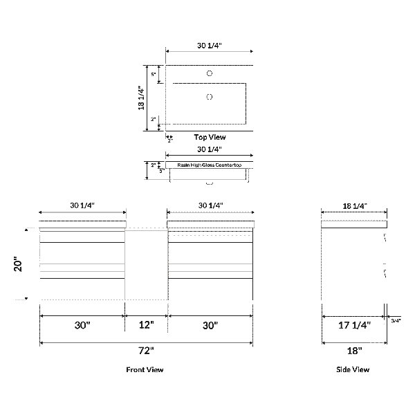 Dimensions du produit