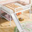 Lit mezzanine blanc avec espace et glissade polyvalente - choix de chambre double-1679765081-1679765080