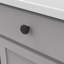 Poignée champignon Refined Rustic - Poignée d'armoire en fer rustique de 1 1/2 po de diamètre - Quincaillerie pour tiroirs et armoires Craftsman-9113091-9113092