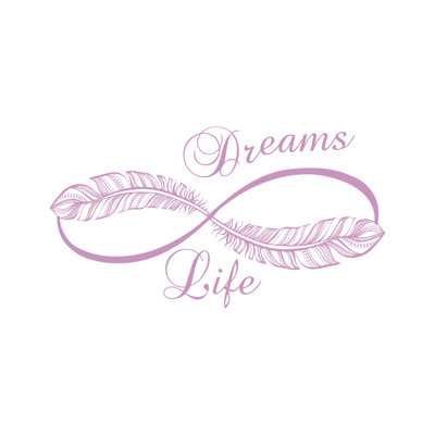 Décalcomanie murale « infinity life rêves » Donnie