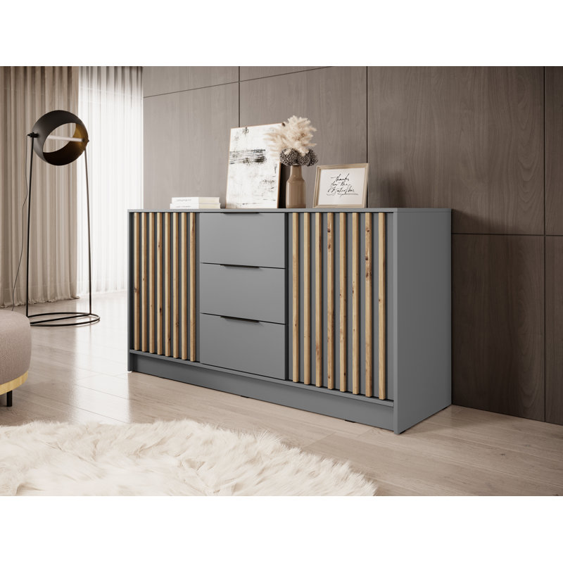 Ivyanna 155cm Sideboard, Light Grey/Brown