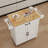 Versatile Rolling Kitchen Island Trolley with Multiple Functional Racks and Adjustable Shelves