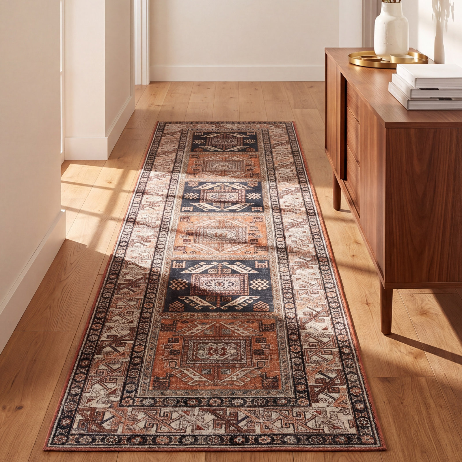 Ovid Oriental Rug, Runner 2'2" x 6'11"