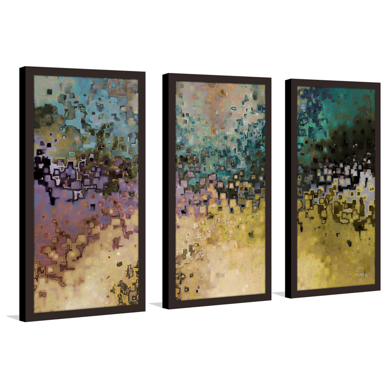 « 1 john john 3 2 ik » par mark lawrence, ensemble de 3 impressions encadrées, H 25,5 po x l 40,5 po x P 1 po