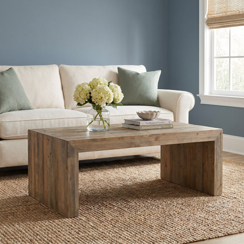 Emogene Franconia Solid Wood Sled Coffee Table
