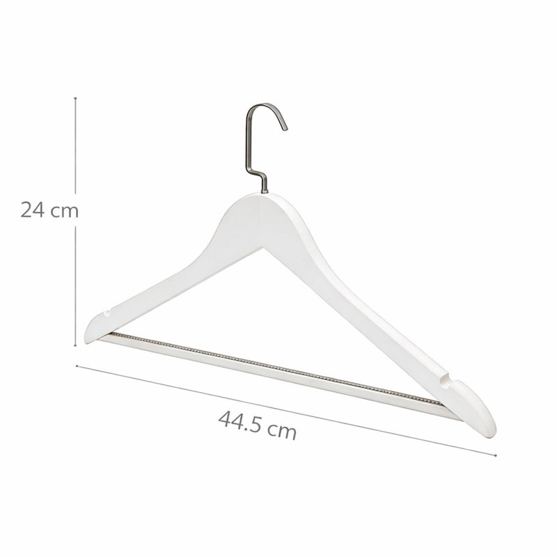 Wood Standard Hanger, White