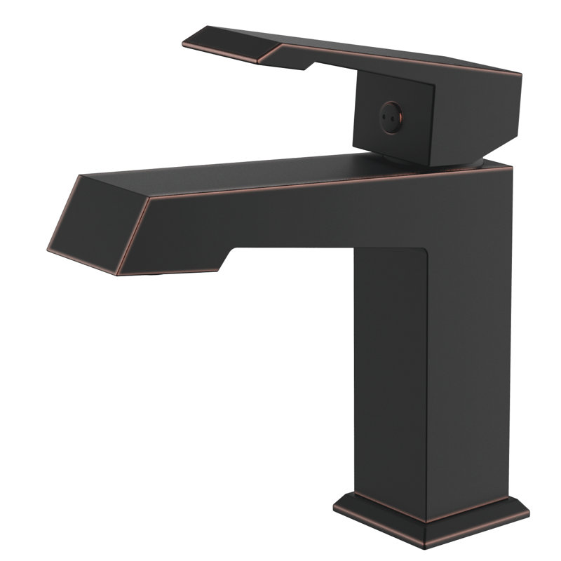 Single-handle Bathroom Faucet with Drain Assembly, Oil Rubbed Bronze