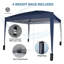 Jarrow 3m x 3m Steel Pop-Up Gazebo-1504043243