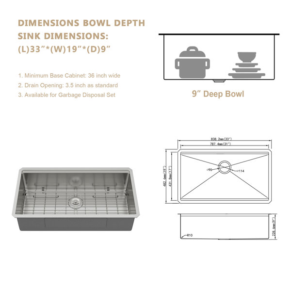 Dimensions du produit