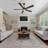 Aspen 60" Smart Ceiling Fan With Remote, Light Kit Included, Works With Google Assistant And Amazon Alexa,Siri Shortcut.-407620943