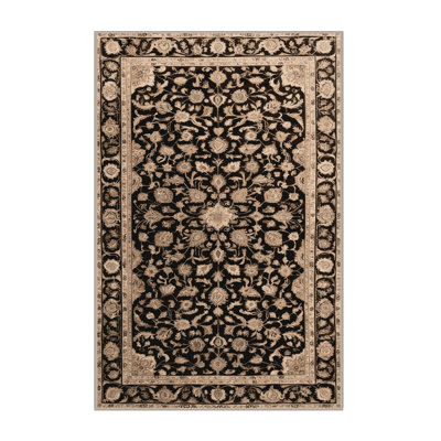 Tapis brun lavable à la machine