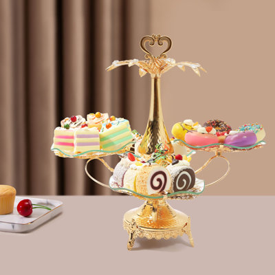 Ezekiah 17"H Fancy Cupcake Display Stand Reusable Buffet Dessert Tower Wedding Decor
