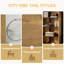 Modern Display Shelves,Spacious Bookshelf, 5-Tier Bookcase