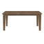 Table de salle à manger brune contemporaine pour 6 personnes