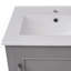 Petit meuble-lavabo moderne de 20 pouces avec lavabo en céramique - 20 * 15,5 * 33,3 pouces