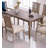 American Country-style Antique Distressed Carved Dining Table-1181934594