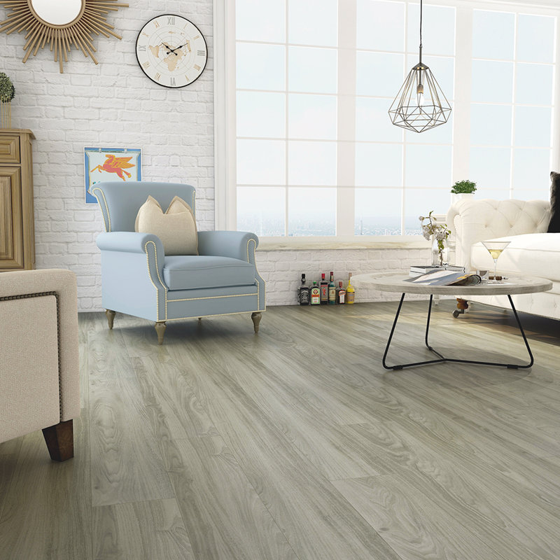 Mesa 7 In. X 48 In. 20Mil 5.5Mm Waterproof Rigid Core Luxury Vinyl Plank Flooring, Polished Brass