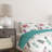 King Size 9-Piece Boho Feather Bedding & Curtain Set (King) - Quilted Microfiber Bedspread + Sheer Drapes-117990821